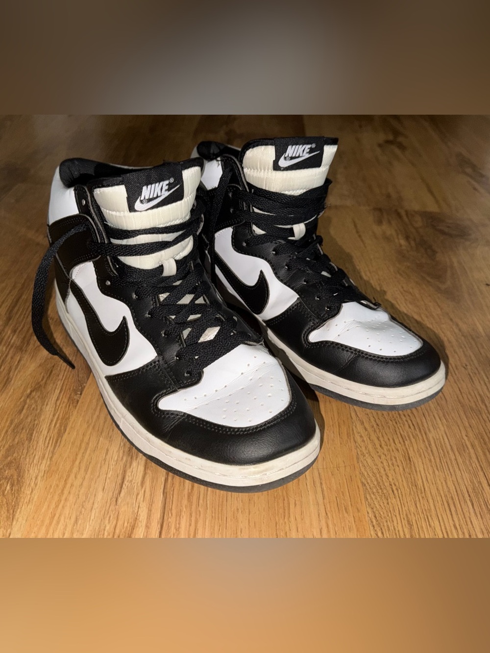 Nike Women’s Dunk High Black and White Panda Sneakers